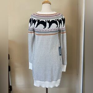 ModCloth Halloween Spooky Black Cat Sweater Dress